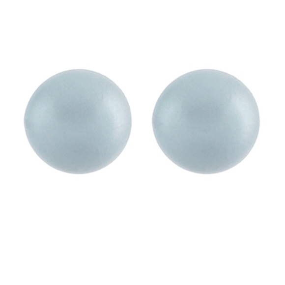 40mm Dome Wood Earrings - Picture 1 of 5